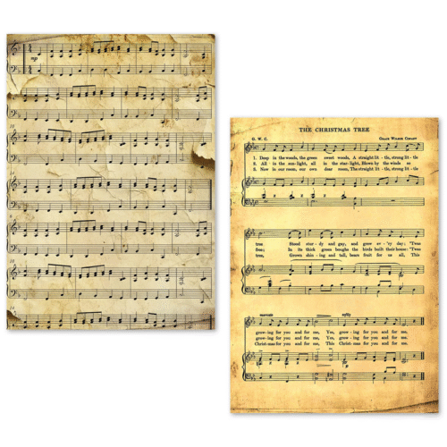 A5 Tissue Paper Set – 24 Sheets Music Sheet - Image 5