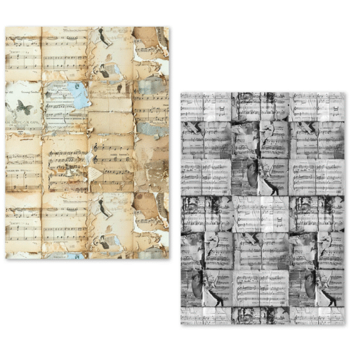 A5 Tissue Paper Set – 24 Sheets Music Sheet - Image 6