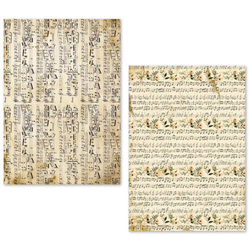 A5 Tissue Paper Set – 24 Sheets Music Sheet - Image 13