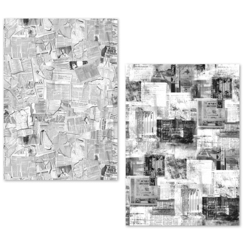 A5 Tissue Paper Set – 24 Sheets Newspapers - Image 3