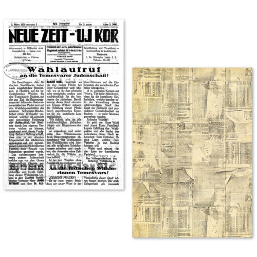 A5 Tissue Paper Set – 24 Sheets Newspapers - Image 4