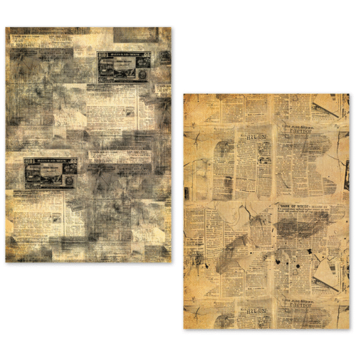 A5 Tissue Paper Set – 24 Sheets Newspapers - Image 11