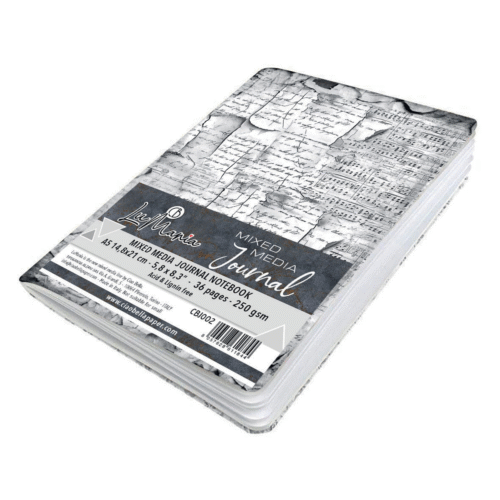 Mixed Media Journal Notebook A5 5.8x8.3" 36/Pkg 300gsm