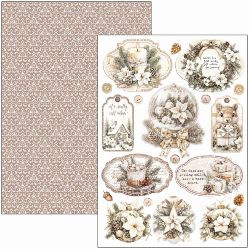Winter season Creative Pad A4 9/Pkg - Image 3