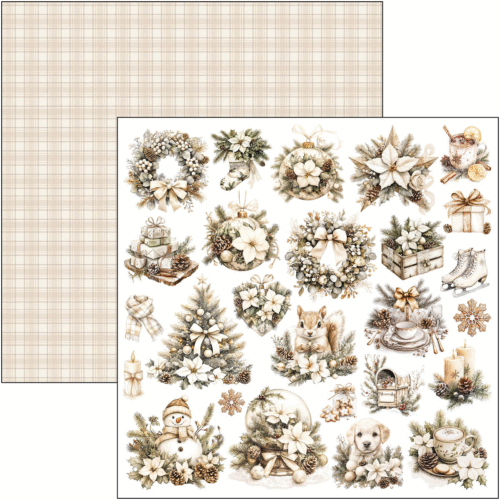 Winter season Paper Pad 12"x12" 12/Pkg - Image 9