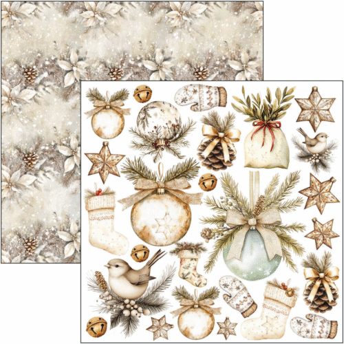 Winter season Fussy Cut Pad 6"x6" 24/Pkg - Image 3