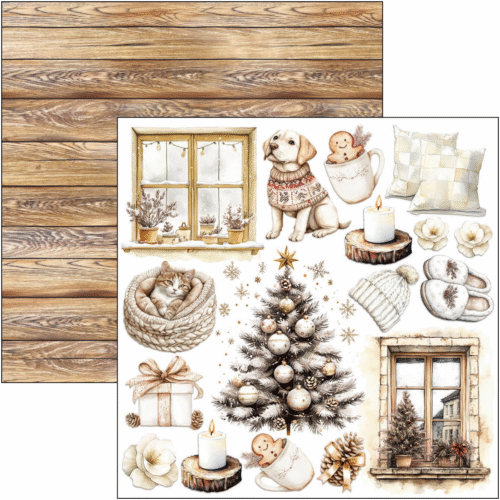 Winter season Fussy Cut Pad 6"x6" 24/Pkg - Image 5