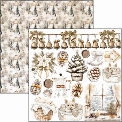 Winter season Fussy Cut Pad 6"x6" 24/Pkg - Image 7