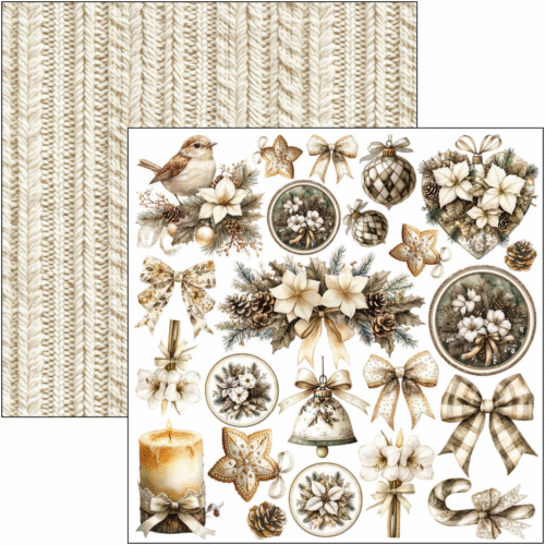 Winter season Fussy Cut Pad 6"x6" 24/Pkg - Image 8