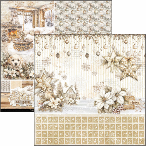 Winter season Patterns Pad 12"x12" 8/Pkg - Image 2