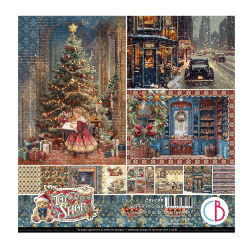 Toy Shop Patterns Pad 8"x8" 12/Pkg