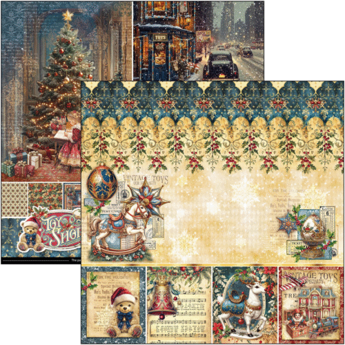 Toy Shop Patterns Pad 8"x8" 12/Pkg - Image 2