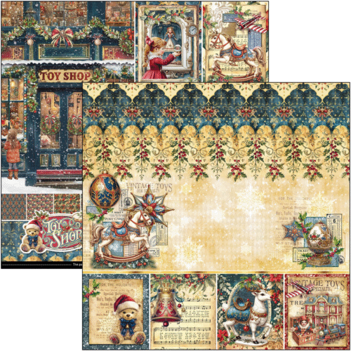 Toy Shop Paper Pad 12"x12" 12/Pkg - Image 2