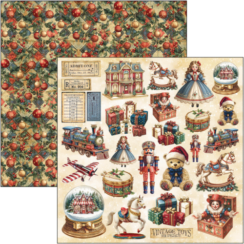 Toy Shop Patterns Pad 12"x12" 8/Pkg - Image 8