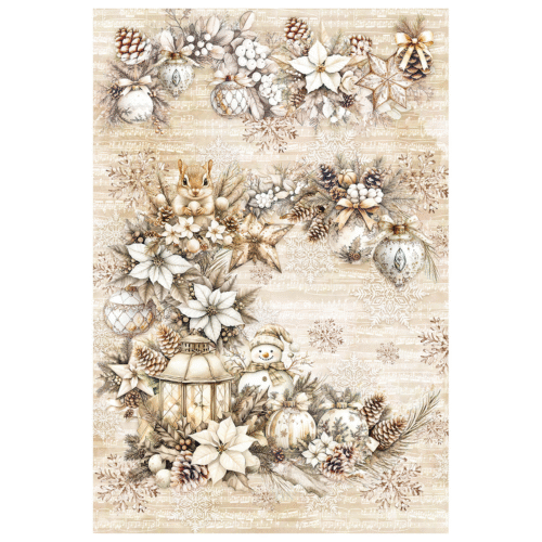 Winter Season Rice Paper A4 MIXED 4/Pkg - Image 2