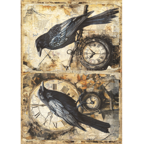 Dark Academia Rice Paper A5 MIXED 8/Pkg - Image 2