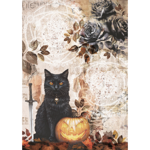Dark Academia Rice Paper A5 MIXED 8/Pkg - Image 4