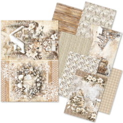 Winter Season Rice Paper A5 MIXED 8/Pkg
