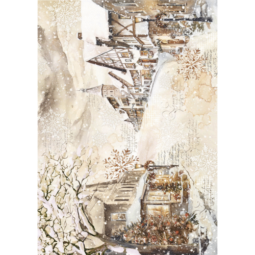 Winter Season Rice Paper A5 MIXED 8/Pkg - Image 7