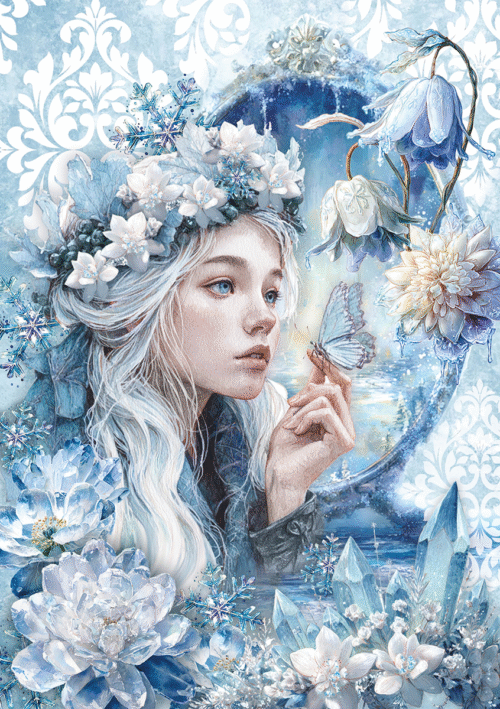 Frozen Land Rice Paper A5 MIXED 8/Pkg - Image 2