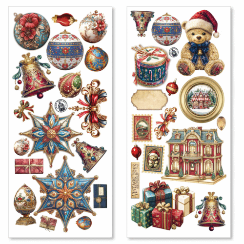 Toy Shop Art Stickers transparent adhesive sheets 5/Pkg - Image 2