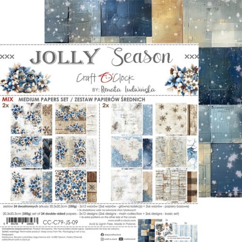 Jolly Season 8x8 Mixed Set Papers - Image 16