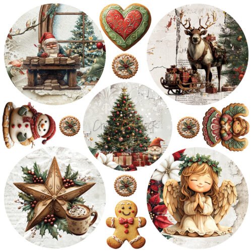 Christmas Night  8x8 Main Papers - Image 9