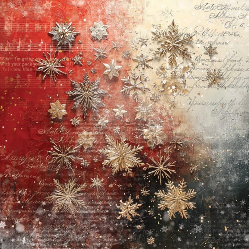 Christmas Night  8x8 Background Papers - Image 9