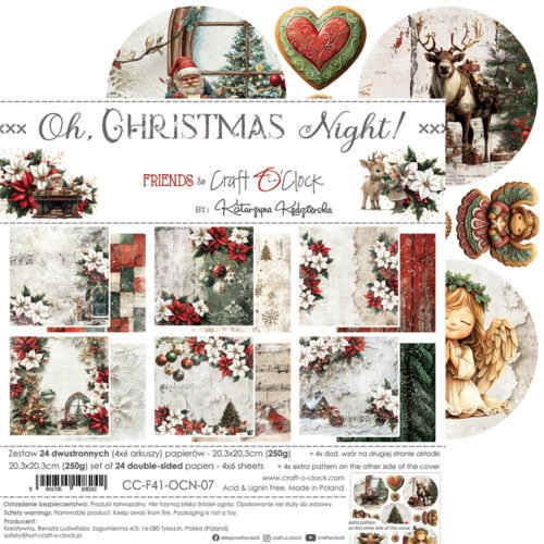 Christmas Night  8x8 Mixed Set Papers - Image 18
