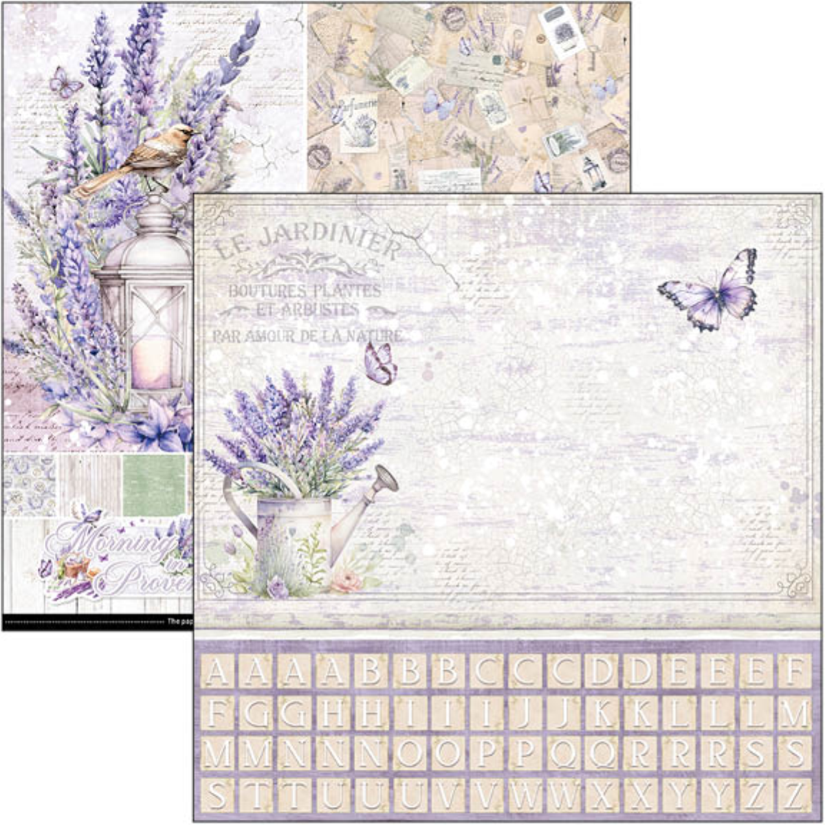 Morning in Provence Patterns Pad 12"x12" 8/Pkg - Image 3