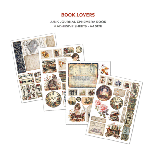 Ephemera Book Book Lovers A4 32/Pkg - Image 3