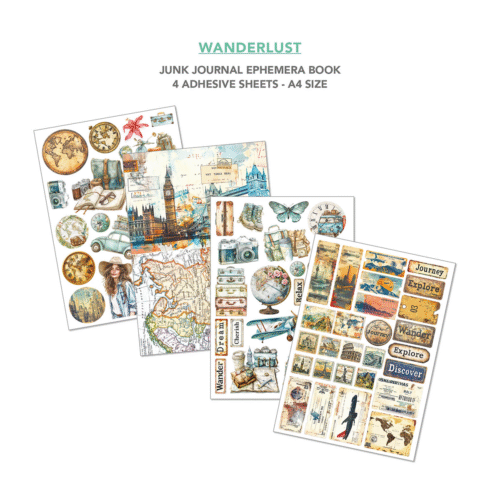 Ephemera Book Wanderlust A4 32/Pkg - Image 3