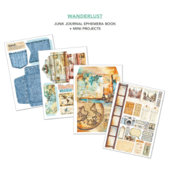 Alternative view of Ephemera Book Wanderlust A4 32/Pkg