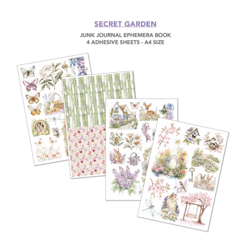 Ephemera Book Secret Garden A4 32/Pkg - Image 3