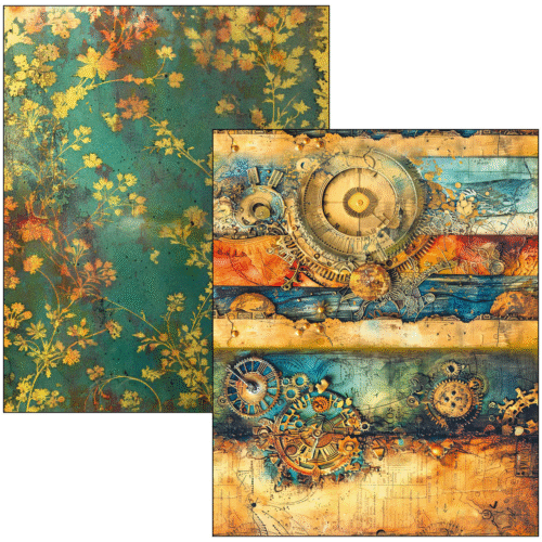 Mixed Media Book Past Time - Image 6