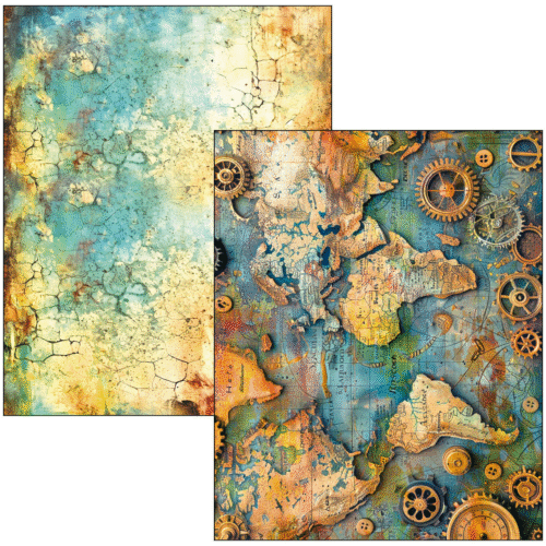 Mixed Media Book Past Time - Image 9