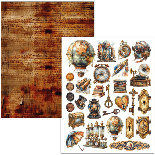 Mixed Media Book Past Time - Image 19