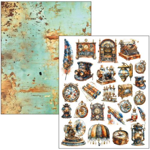 Mixed Media Book Past Time - Image 22