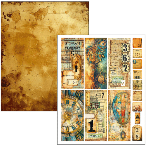 Mixed Media Book Past Time - Image 23