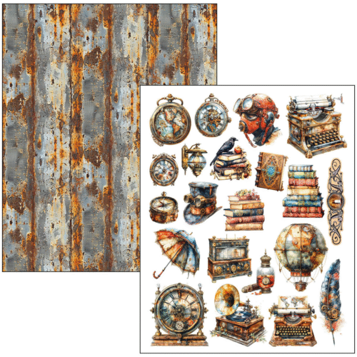Mixed Media Book Past Time - Image 24