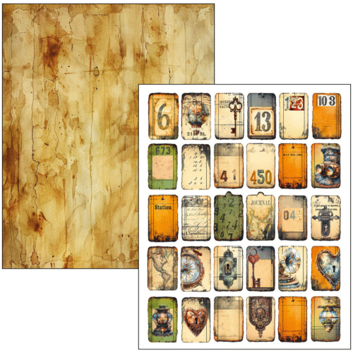 Mixed Media Book Past Time - Image 25