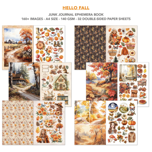 Ephemera Book Hello Fall A4 32/Pkg - Image 6