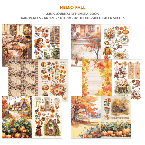 Ephemera Book Hello Fall A4 32/Pkg - Image 5