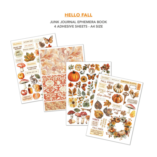 Ephemera Book Hello Fall A4 32/Pkg - Image 3