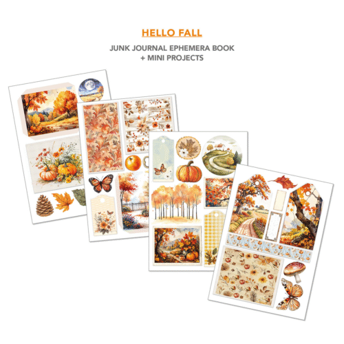 Ephemera Book Hello Fall A4 32/Pkg - Image 2