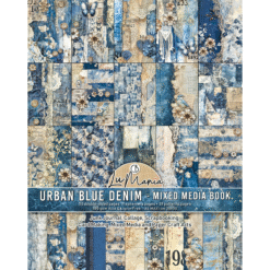 Mixed Media Book Urban Blue Denim