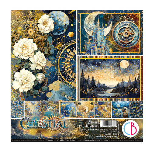 Celestial Patterns Pad 8"x8" 12/Pkg
