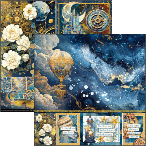 Celestial Patterns Pad 8"x8" 12/Pkg - Image 12