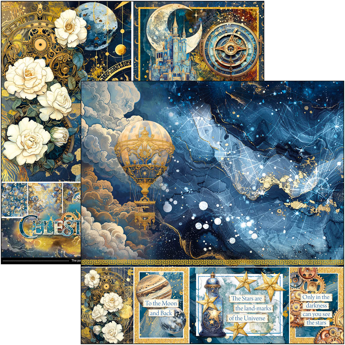 Celestial Patterns Pad 8"x8" 12/Pkg - Image 12