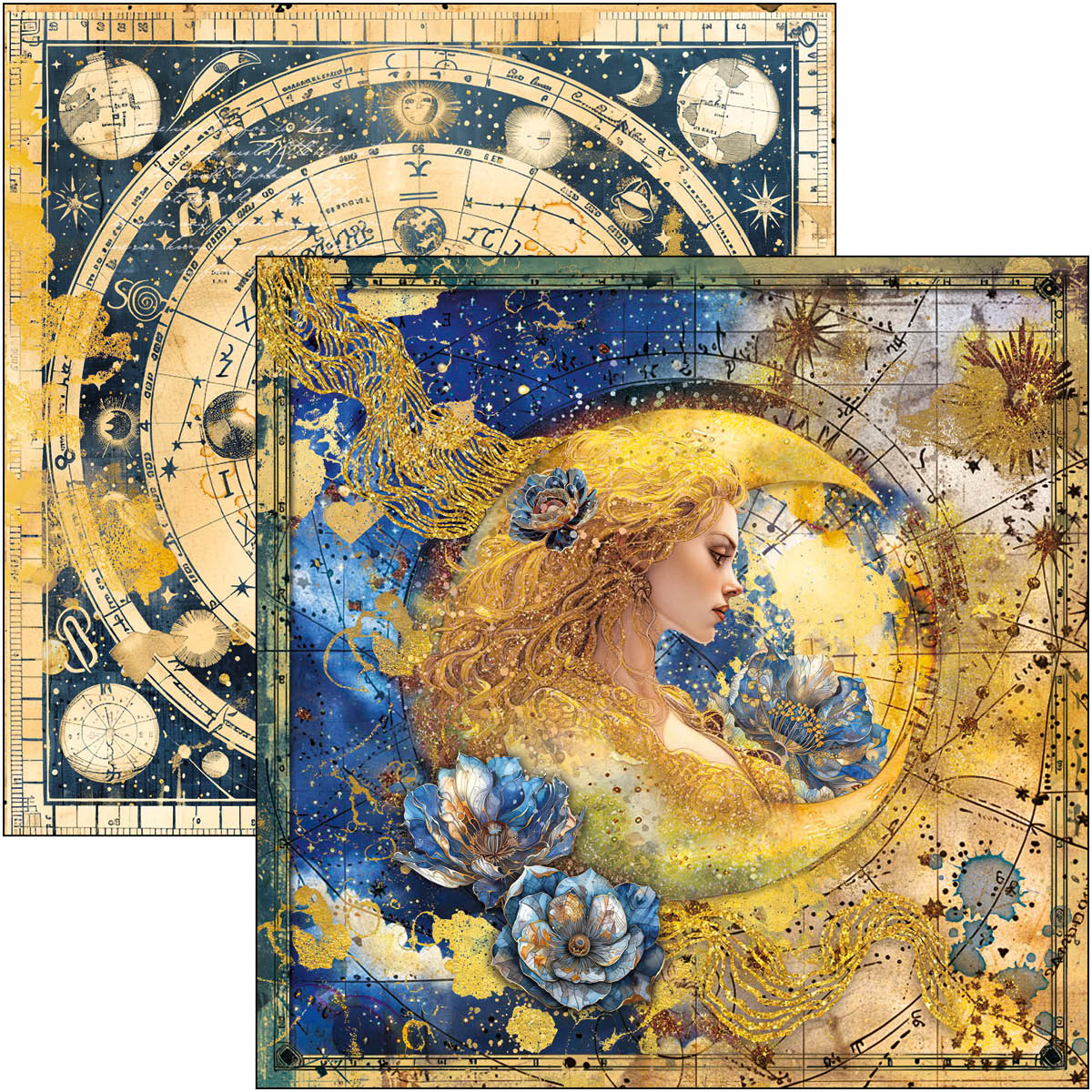 Celestial Patterns Pad 8"x8" 12/Pkg - Image 11